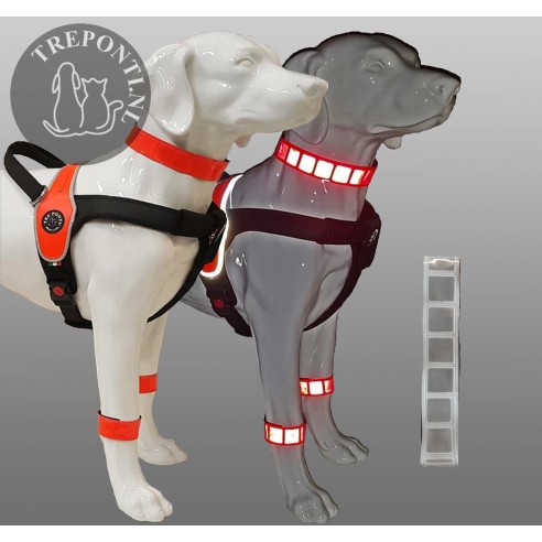 Tre ponti high visibility reflective banden - set wit