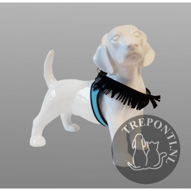 Tre Ponti Fibbia Fringe Blauw Laatste Maten