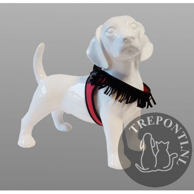 Tre Ponti Fibbia Fringe Rood Laatste Exemplaar Mt 2.5